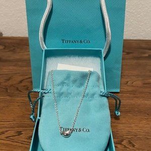 Tiffany & Co Elsa Peretti Sterling Silver 9MM Bean Bracelet